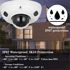 5MP 1/2.7" CMOS Starlight AI IR Fixed Focal Mini Smart IP POE Camera,SMD 4.0, AI SSA,IP67 Weatherproof