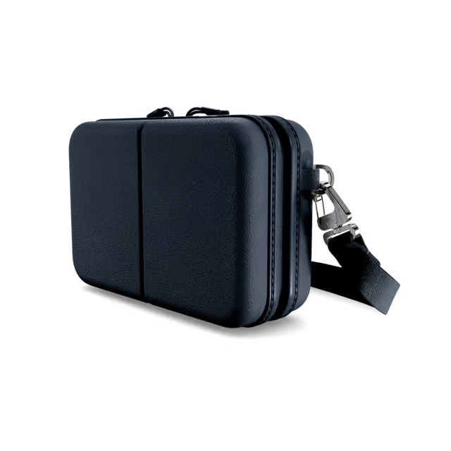1L Hard Shell Mini Crossbody Case with Detachable Strap