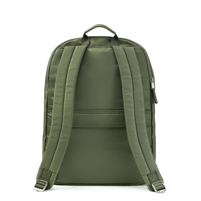 21L Lightweight Technical Nylon Travel Backpack with 16-inch Laptop Slot & Luggage Sleeve
