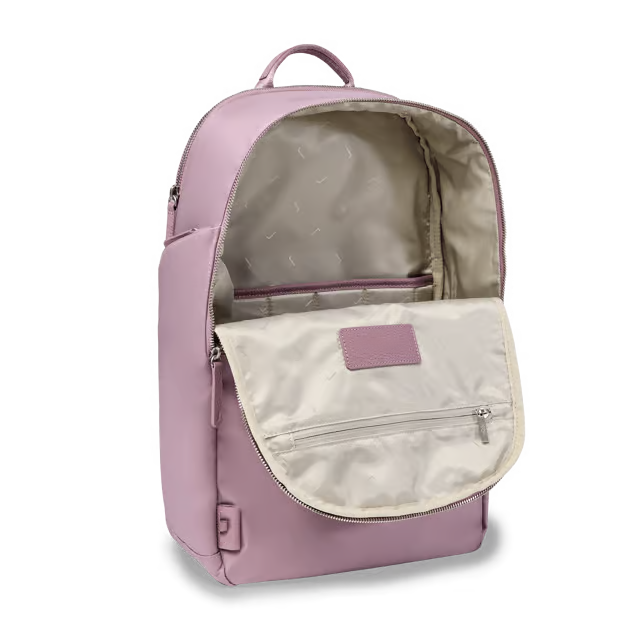 20L Water Resistant Twill Nylon Backpack with 16-inch Laptop Pocket & Luggage Sleeve