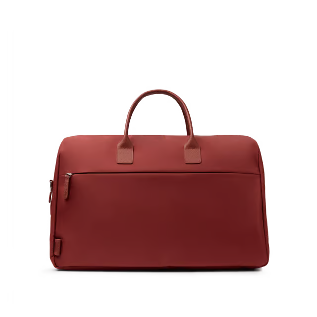 Clamshell Split Carry-On Weekender Bag with 15" Laptop Sleeve & Luggage Pass-Through Band