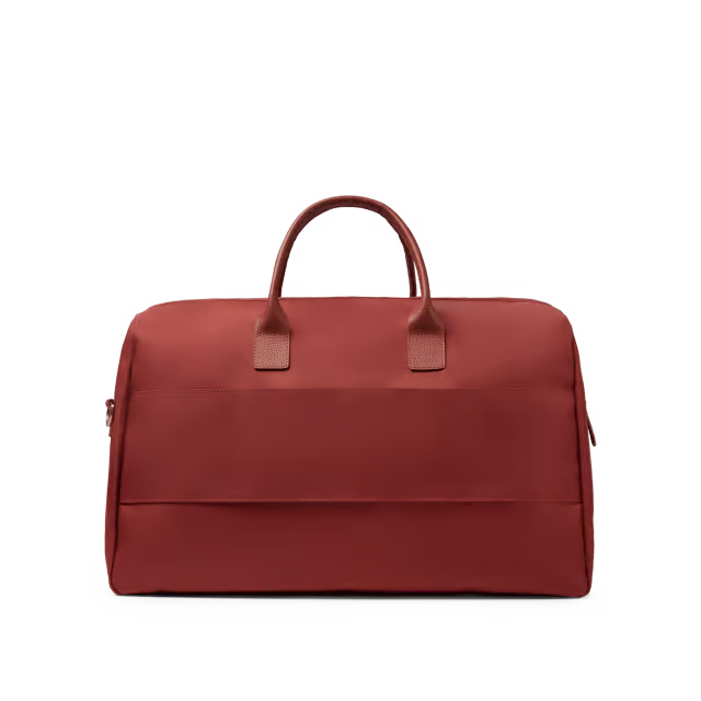 Clamshell Split Carry-On Weekender Bag with 15" Laptop Sleeve & Luggage Pass-Through Band