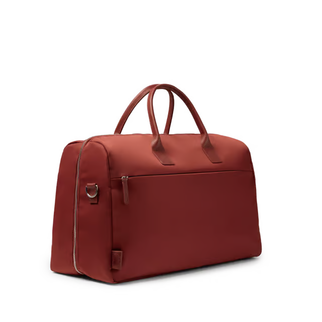 Clamshell Split Carry-On Weekender Bag with 15" Laptop Sleeve & Luggage Pass-Through Band