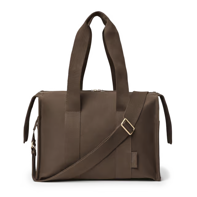 28L TPU-Coated Cotton Everyday Duffle Bag with 14” Laptop Sleeve & Luggage Sleeve