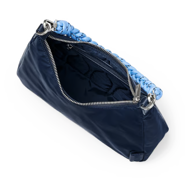 5L Nylon Hobo Top Handle Bag, Two Carry Styles