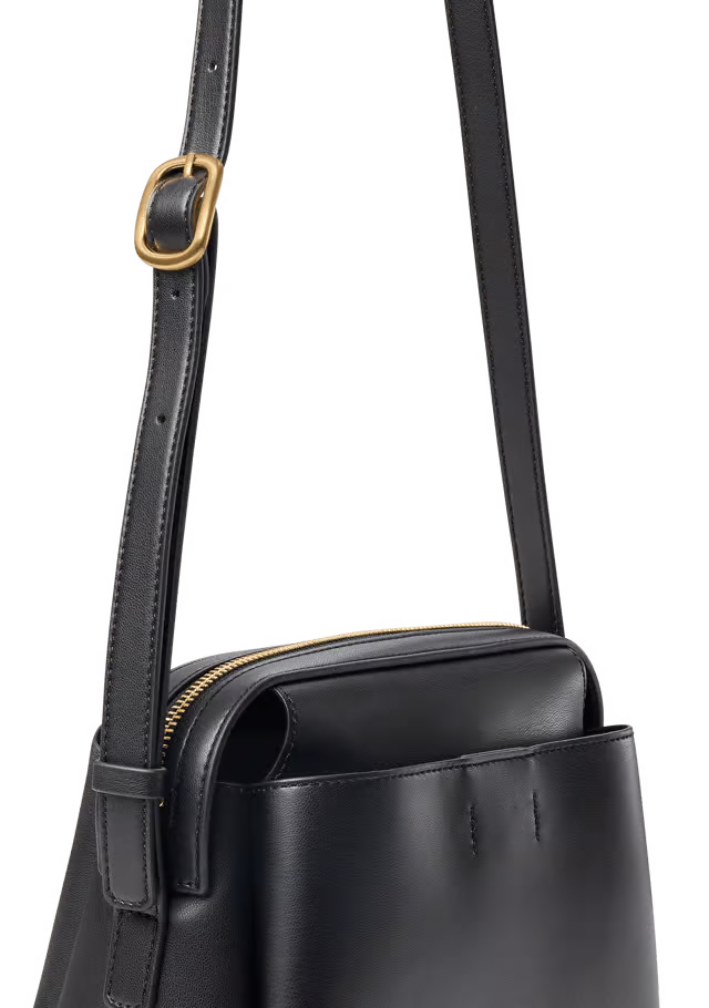 7L Soft Faux Leather Crossbody Bag with Standing Base