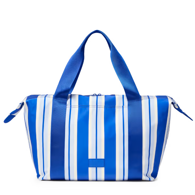 28L Washable Recycled Polyester Vacation Tote Bag with Luggage Sleeve