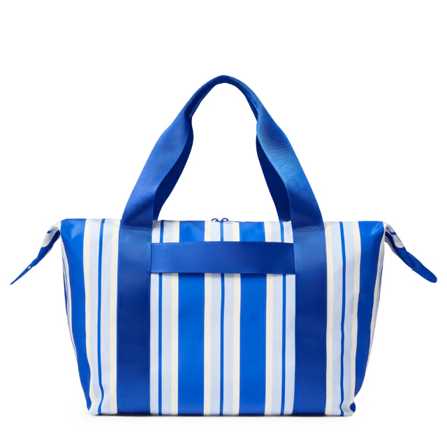 28L Washable Recycled Polyester Vacation Tote Bag with Luggage Sleeve